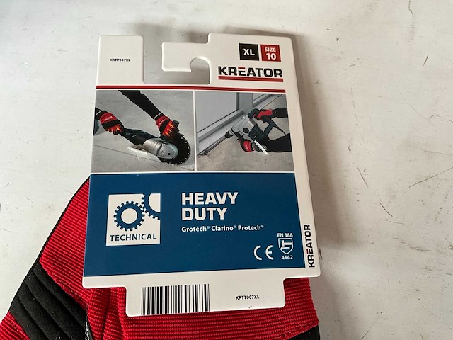 Kreator krtt007 heavy duty werkhandschoen xl (12x) - afbeelding 3 van  6