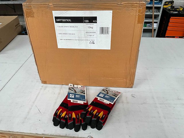 Kreator krtt007xxl heavy duty werkhandschoen maat xxl/11 (120x) - afbeelding 2 van  6