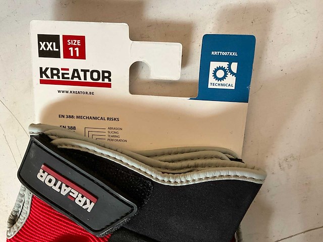 Kreator krtt007xxl heavy duty werkhandschoen maat xxl/11 (120x) - afbeelding 5 van  6
