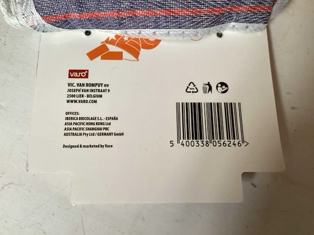 Kreator onze size werkhandschoen kids (72x) - afbeelding 4 van  4