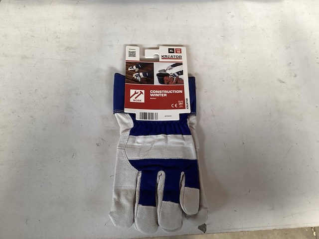 Kreator werkhandschoenen maat xl, size 10 (48x) - afbeelding 1 van  4