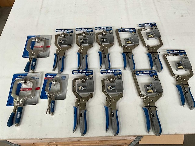 Kreg diverse hout klemmen (12x) - afbeelding 1 van  10