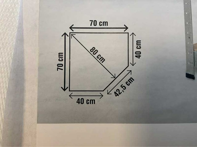 Kreher - kreher hoekstelling 180x70x40cm (4x) - afbeelding 3 van  3