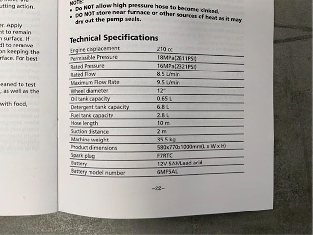Kremer - 2025 - kr-170b - hogedrukreiniger - afbeelding 5 van  13