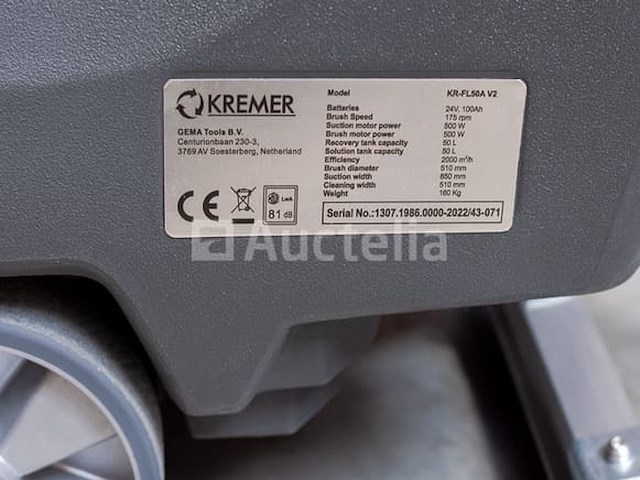 Kremer - 2025 - kr-fl50a - schrobmachine - afbeelding 10 van  23
