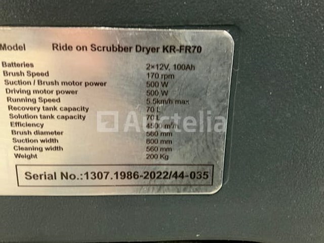 Kremer - 2025 - kr-fl70 - zitschrobmachine - afbeelding 8 van  16