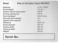 Kremer - 2025 - kr-fl70 - zitschrobmachine - afbeelding 12 van  16