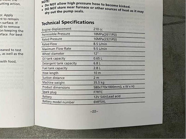 Kremer - kr170b - hogedrukreiniger 170 bar - afbeelding 21 van  23
