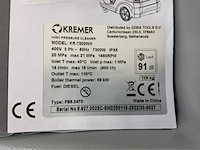 Kremer - kr7300 - heetwater hogedrukreiniger diesel - afbeelding 10 van  15