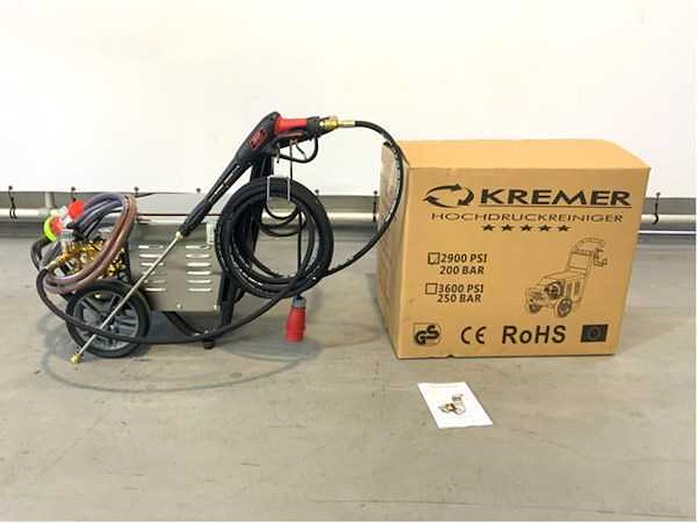Kremer 2900 psi - hogedrukreiniger - 200 bar - 840l/hr - 4kw - afbeelding 4 van  27