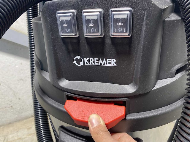 Kremer kr100ls industriële nat/droog stofzuiger - afbeelding 2 van  17