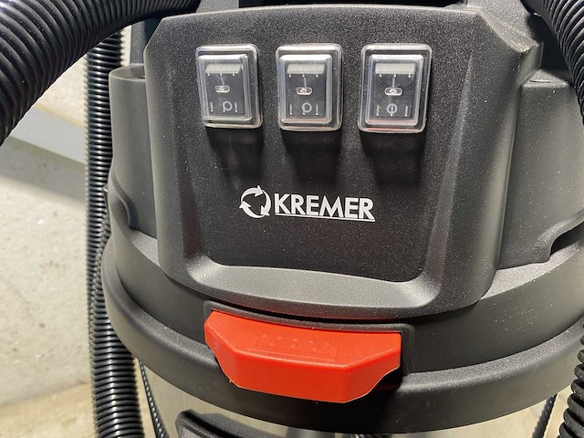 Kremer kr100ls industriële nat/droog stofzuiger - afbeelding 2 van  12