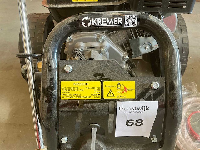 Kremer kr200h hogedrukreiniger - afbeelding 5 van  9