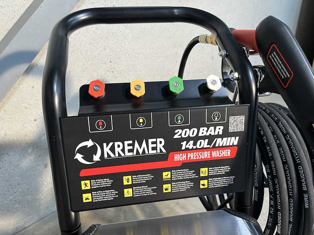 Kremer kr2900-4 professionele hogedrukreiniger - afbeelding 8 van  15