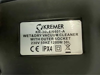 Kremer kr30le industriële nat/droog stofzuiger - afbeelding 2 van  9