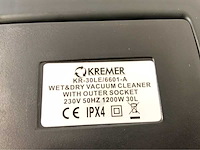 Kremer kr30le nat en droog stofzuiger 30l - afbeelding 2 van  8