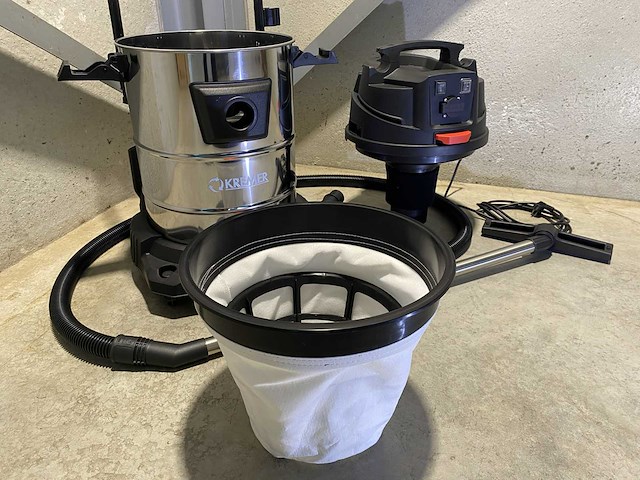 Kremer kr65ls industriële nat/droog stofzuiger - afbeelding 6 van  16