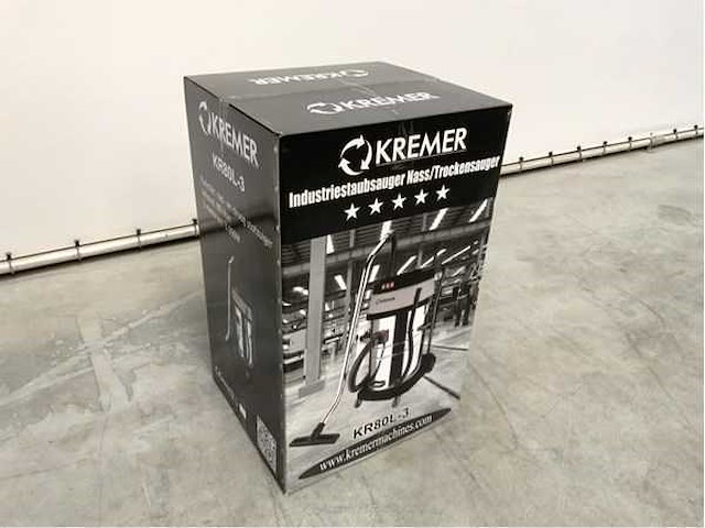 Kremer kr80l-3 industriële stofzuiger - afbeelding 2 van  7