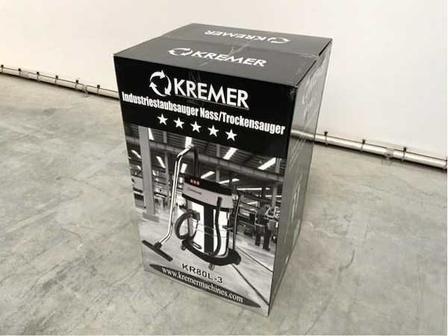Kremer kr80l-3 industriële stofzuiger - afbeelding 3 van  5