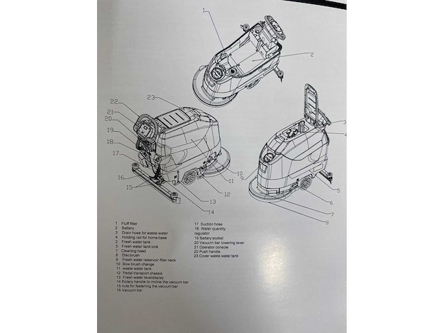 Kremer krfl50-a vloerschrobmachine - afbeelding 14 van  20