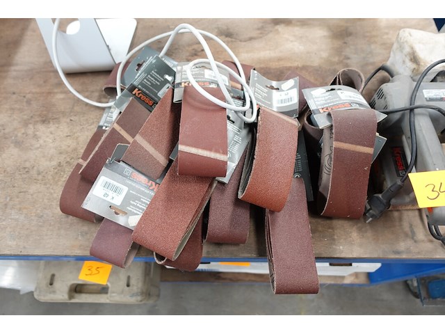 Kress bandenschuurmachine met schuurbanden - afbeelding 2 van  7
