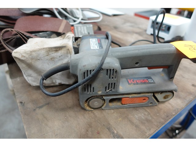 Kress bandenschuurmachine met schuurbanden - afbeelding 4 van  7