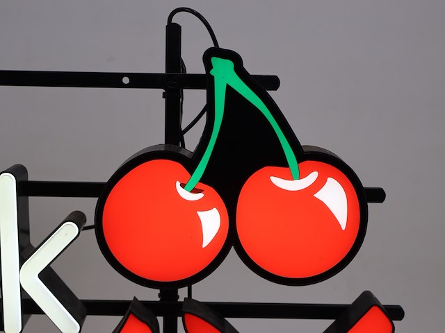 Kriek lichtreclame - afbeelding 2 van  5