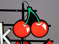 Kriek lichtreclame - afbeelding 2 van  5