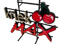 Kriek max - neon - 55 x 47 cm.