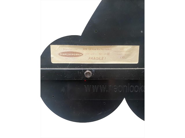 Kriek max - neon - 55 x 47 cm. - afbeelding 3 van  3