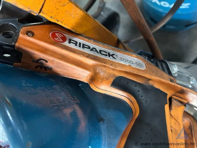 Krimppistool ripack 3000-50, gasaangedreven. inclusief 2 gasflessen en een transporttrolley. - afbeelding 2 van  2