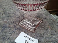 Kristal bokaal met deksel - afbeelding 3 van  4