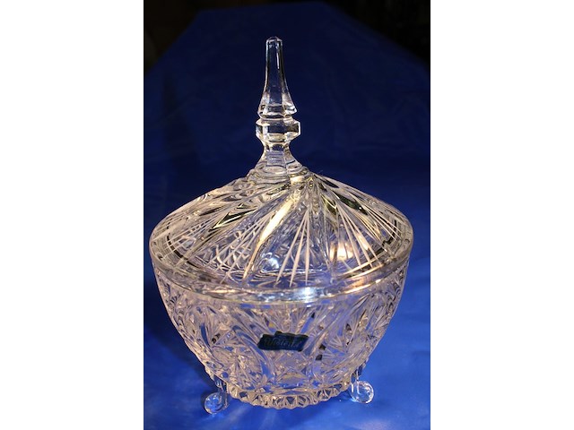 Kristal bonbonière violetta - afbeelding 1 van  2