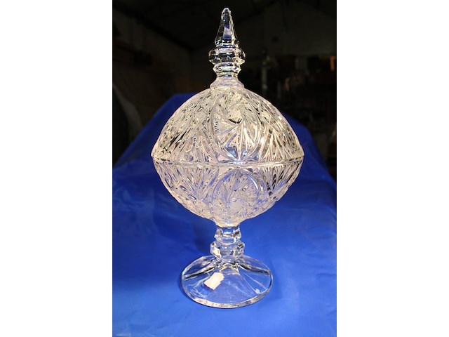 Kristal bonbonière violetta - afbeelding 2 van  2