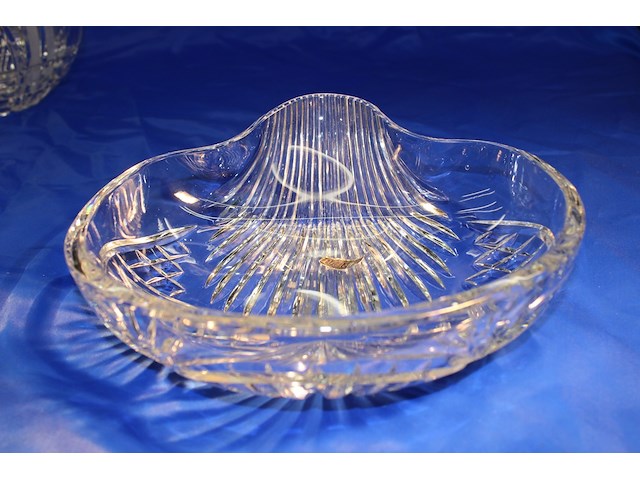 Kristal bowl + schaal violetta - afbeelding 2 van  3