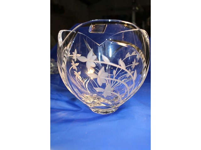 Kristal bowl + schaal violetta - afbeelding 3 van  3