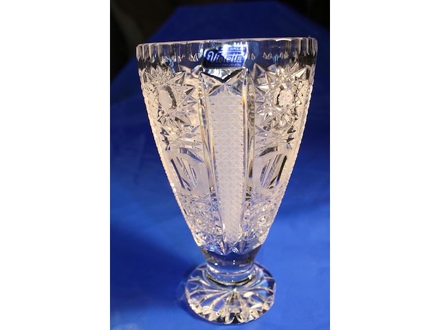 Kristal vaas + bonbonière violetta - afbeelding 2 van  2