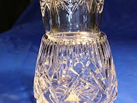 Kristal vaas + waterkan violetta - afbeelding 3 van  3