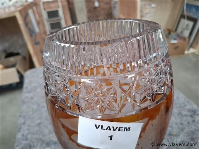 Kristal vaas - afbeelding 3 van  4
