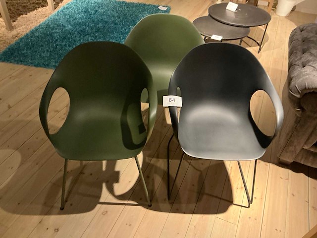 Kristalia - elephant eetkamerstoel (3x) - afbeelding 2 van  3