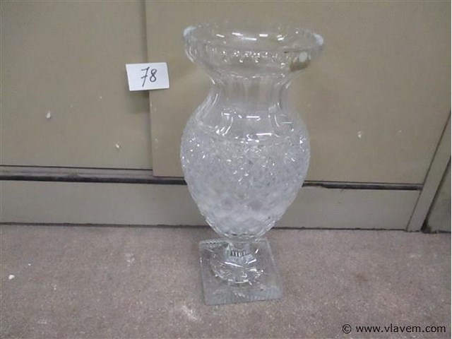 Kristallen vaas - afbeelding 1 van  3