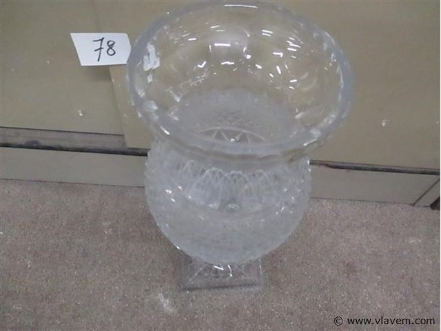 Kristallen vaas - afbeelding 2 van  3