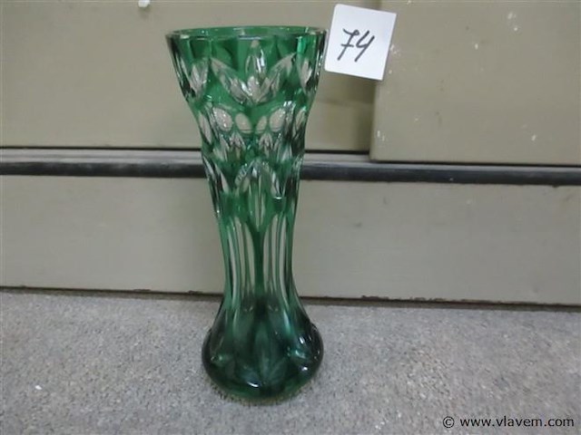 Kristallen vaas - afbeelding 1 van  2