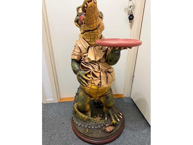 Krokodil - decor object - beeld - afbeelding 2 van  6