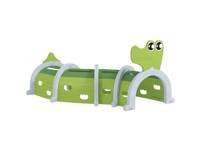 Krokodilvormige kindertunnel, modulair - afbeelding 2 van  6