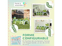 Krokodilvormige kindertunnel, modulair - afbeelding 6 van  6
