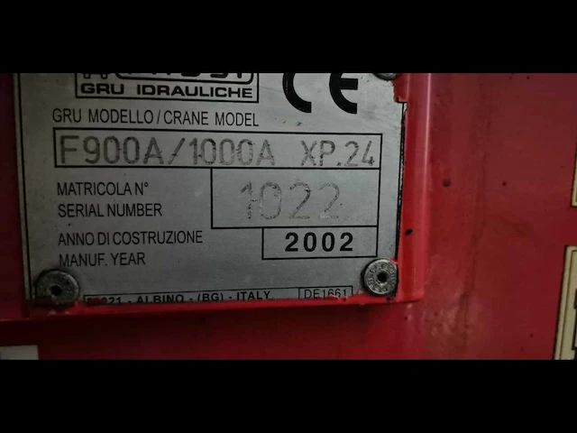 Kromhout 4asdu-16-36hg kraan oplegger met fassi f900a/1000axp.24 kraantransport - afbeelding 4 van  20