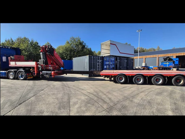 Kromhout 4asdu-16-36hg kraan oplegger met fassi f900a/1000axp.24 kraantransport - afbeelding 9 van  20