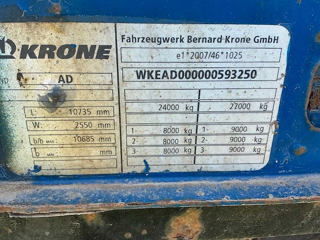 Krone ad aanhangwagen - afbeelding 5 van  10