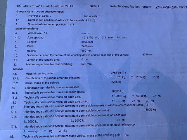 Krone az getrokken container aanhangwagen - afbeelding 5 van  13